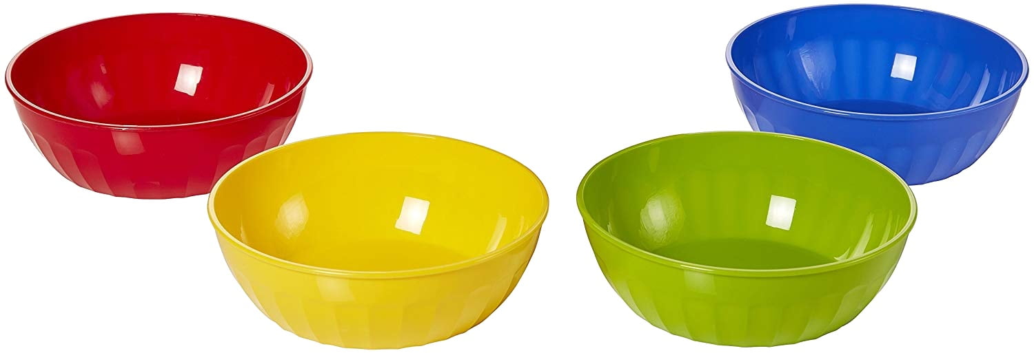 Arrow Home Products Round Plates (4 Pack), Assorted
