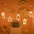 thumbnail image 5 of 2 Pcs LED Star Fairy Lights Window Light with Suction Cup For Party Christmas Hanging Window Decoration, 5 of 5