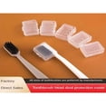 thumbnail image 2 of SNNROO 5pcs Transparent Portable Toothbrush Case - Keep Your Toothbrush Clean & Safe On The Go!, 2 of 7