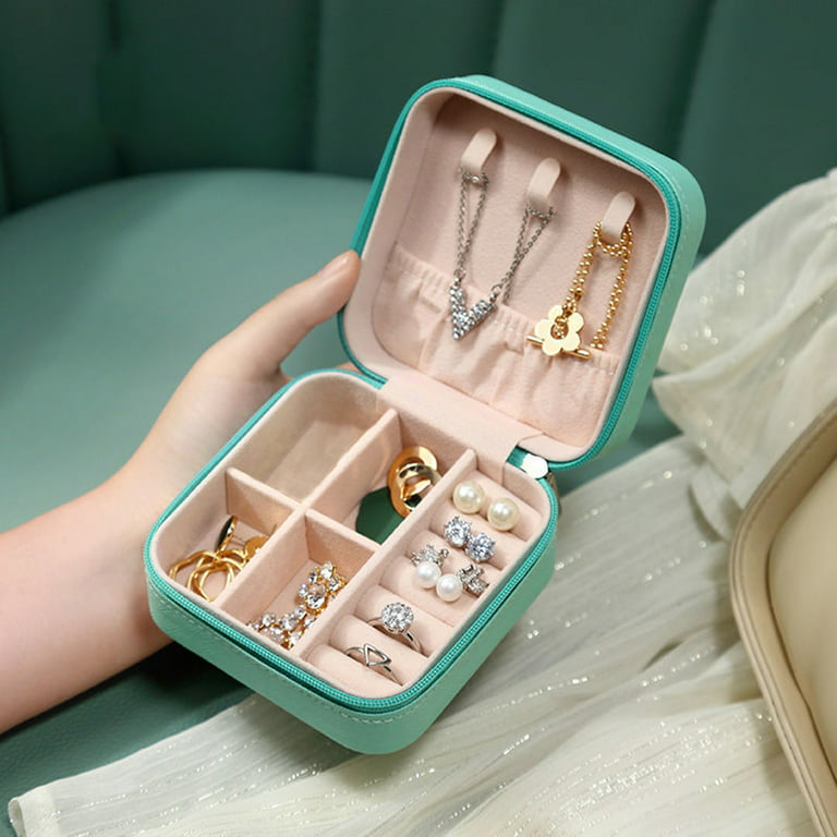  Vlando Travel Jewelry Box,Small Jewelry Bag with 6
