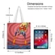 thumbnail image 5 of Yosemite Sam Bolso de tela con estampado de lienzo para mujer, bolsa de compras reutilizable y estética, con cremallera interior, regalo para mujer,40*40cm., 5 of 6