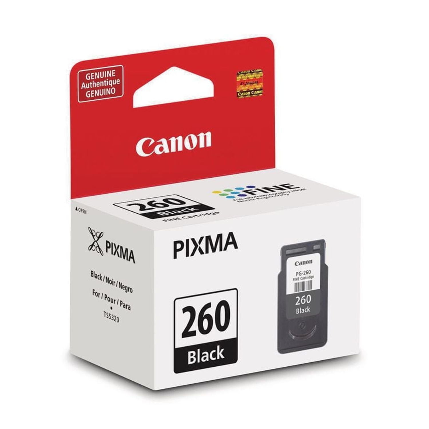 Canon PG-260 - Black - original - ink cartridge - for PIXMA TR7020, TS5320, TS6420, TS6420a, PG-260
