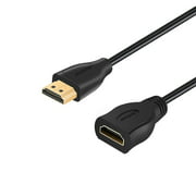 4K HDMI Extension Cable 1FT,Anbear High Speed 4K@60HZ HDMI Extender (Male to Female) Compatible for Xbox One S 360,