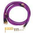 thumbnail image 1 of 5pcs Pure Copper Battery Inverter Cable Flame Retardant Universal for Vehicles RVs Motorcycles Purple, 1 of 14