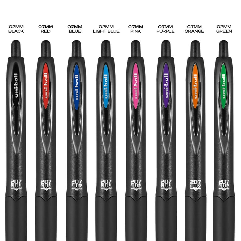 uni-ball 207PLUS+ Gel, 0,7 mm, nero, OS Dozzina