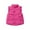 Pink, variant on Likimi Toddler Kids Girls Vest Sleeveless Solid Color Crewneck Tops Thermal Comfortable Soft Fall Winter Outerwear Size 18-24 Months Black