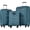 Green, variant on Softside Luggage Expandable 3 Piece Set Suitcase Upright Spinner Softshell Lightweight Luggage Travel Set-22/26/30 inches