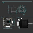 thumbnail image 3 of Juego de Controladores de Motor Cerrado ANGGREK 42 7V-28V 1000RPM, 3 of 8