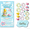 #002 F Style, variant on Crystal 3D Building Stickers – DIY Crystal 3D Stacking Stickers, Cute Mini Scene Kit for Stress Relief, Cartoon Decorative Sticker Set for Kids Adults F