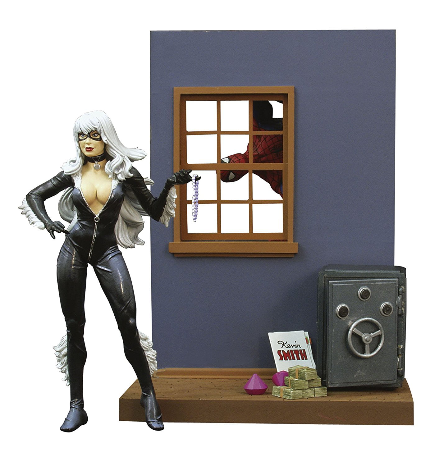 DIY Paintable Model Blackcat Concept Spiderwoman