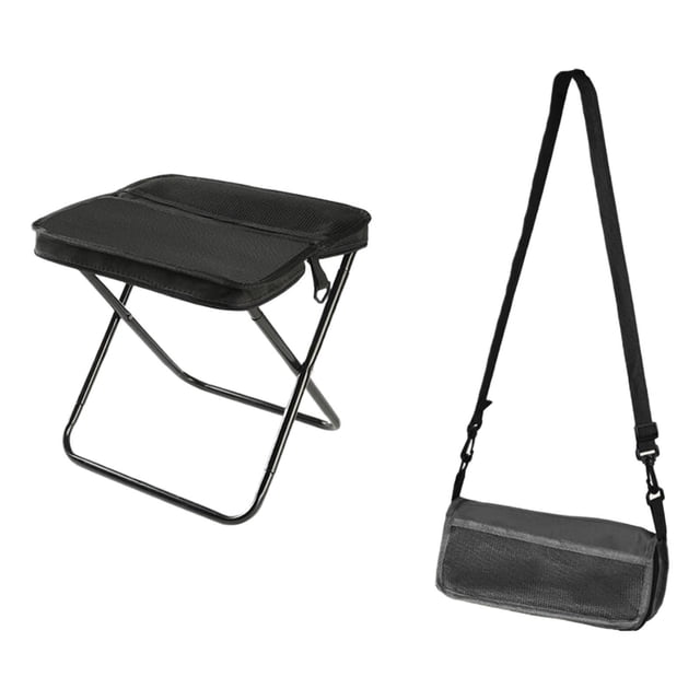 AKEGAMN Clearance! Foldable Backpack Stool Lightweight Camping Stool With Adjustable Shoulder Strap Compact Footstool Seat For Outdoor Travel Fishing Beach Picnic Tough, Soft:Crafted with a reinforc
