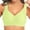 Green, variant on Full Coverage Wireless Bra Wide Band Back Bra Support Back Closure Bra Solid Color Back Bra Breathable Bras Plain Back Closure Bra Regular Back Bra