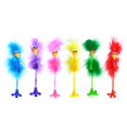 thumbnail image 2 of Bolígrafos de plumas de dibujos animados PENGJTMXG 6 piezas avestruz color aleatorio, 2 of 4
