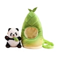 thumbnail image 1 of Panda de peluche, regalo creativo decorativo, juguete para dormir con juguetes de bambú. estilo F, 1 of 9