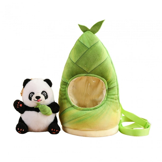 Panda de peluche, regalo para decorar la sala de estar con juguetes de bambú, para adultos estilo F