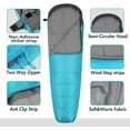 thumbnail image 5 of VILLEY Mummy Sleeping Bag, Lightweight Backpacking Sleeping Bag for Adults & Kids, Camping Hiking Equipment for 3-4 Seasons, 5 of 8
