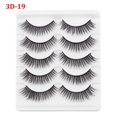 thumbnail image 1 of 5 pares de pestañas postizas de pelo de visón falso 3D Wispies Fluffies Drama pestañas naturales largas hechas a mano sin crueldad volumen grueso pestañas Tan Jianjun unisex, 1 of 2
