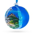 thumbnail image 3 of Corcovado Christ the Redeemer, Rio de Janeiro, Brazil Glass Christmas Ornament 4 Inches, 3 of 5