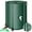 Green, variant on Collapsible Rain Barrel 53 Gallon Rainwater Collection Storage Tank with Garden Hose, Blue