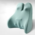thumbnail image 2 of Back Support Pillow For Chair Lumbar Support Pillow For Car Gaming Chair Memory Foam Back Cushion With Removable Pillowcase Ergonomic For Improve Sitting Posture Seat Gel Car Computer Desk Recliner, 2 of 4