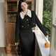 thumbnail image 3 of Conjunto de 2 piezas de pana para mujer, otoño e invierno 2022, faldas largas de diseño para mujer, conjuntos de moda coreana para mujer, 3 of 4