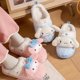 thumbnail image 2 of Zapatillas antideslizantes de felpa para mujer, zapatos planos Kawaii Sanrio Hello Kitty, Anime Kuromi Cinnamoroll Yk2, 2 of 4