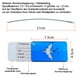 thumbnail image 2 of Etiquetas de equipaje de aleación de aluminio, diseño de identificación de avión para una rápida localización, etiquetas de equipaje de viaje con una construcción fuerte y resistente, regalo práctico, 2 of 5