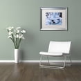 thumbnail image 3 of Trademark Fine Art "Frosty Falls" Canvas Art by Michael Blanchette Photography White Matte, Silver Frame, 3 of 4