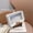 White, variant on Clear Makeup Bag with Zipper - Transparent Cosmetic Pouch Travel Toiletry Organizer - PVC Leather Toiletry Bag for Toiletries, Makeup, Brushes, Cables, and Small Accessories - Portable Carry On