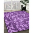 thumbnail image 2 of Ahgly Company Indoor Round Patterned Heliotrope Purple Area Rugs, 8' Round, 2 of 6