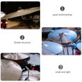 thumbnail image 5 of SHISUYAN 100 Pcs Rondelles de Tambour Coussinets d'Instruments de Percussion Ensemble de Rondelles en Plastique Pièces de Tambour, 5 of 5