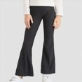 thumbnail image 2 of Girls Outerwear Leggings Yoga Pants High Waisted Wide Leg Fitness And Dance Pants 13-14 Years,Black Caqnni, 2 of 5