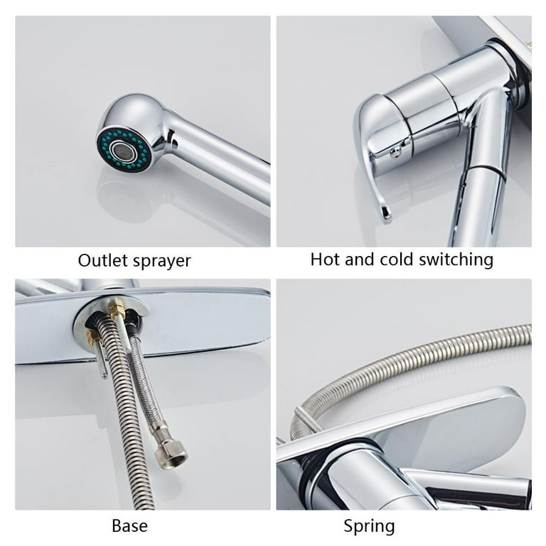 UBesGoo Pull-out Kitchen Sink Faucet - Single Handle Kitchen Faucet with Pull Down Sprayer Copper UBesGoo Pull-out Kitchen Sink Faucet - Single Handle Kitchen Faucet with Pull Down Sprayer Copper