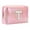 T, variant on Large Capacity Embroidered Alphabet Cosmetic Bag Travel Toiletry Storage Clutch Handbag for Women Girls Makeup Organizer