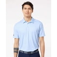 thumbnail image 1 of Adidas Mens Diamond Dot Print Polo, XL, Glow BlueWhiteNavy, 1 of 1