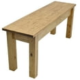 thumbnail image 4 of RANCH COLLECTION FARMHOUSE BENCH: GOLDEN OAK-60, 4 of 5