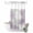 AbstractZF0642, variant on No Hook Shower Curtain with Built-in Rings - Pink Floral Cherry Blossom Washable Waterproof Fabric Bathroom Curtains for Hotel,Rentals, 66 X 72 Inch Long , Spring Flower White