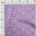 thumbnail image 1 of oneOone Viscose Chiffon Fabric Grass & Puppies Dog Printed Craft Fabric BTY 42 Inch Wide, 1 of 4