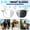 AI Version - Transparent, variant on Wireless Smart Glasses 2026 with Touch Control, Built-in Mic, HD Audio, Rechargeable Battery, for Office/Outdoor/Sports/Driving, Music & Hands-Free Calls, Holiday Gift