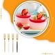 thumbnail image 5 of Cateissary Tenedor de fruta, pastel de aperitivos, superficie de espejo de caramelo, vajilla, utensilios de cocina, palillos de sólidos, Mostrada Oro rosado, 5 of 6