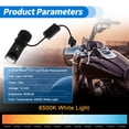 thumbnail image 4 of Bombillas LED para Faros H4/Y6D Unique Bargains 8000lm Luces LED Auto 6500K Luz Blanca Alta y Baja Intensidad Alto Rendimiento Plug Play Sin Parpadeo Luces de Conducción 1 par, 4 of 7