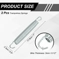 thumbnail image 2 of Uxcell Ressorts de Trampolines, 2 Pcs et Acier au Carbone et Ressort d'Extension de Rebond de Mise en Forme de 7 Pouces, Accessoires de Remplacement Robustes pour Trampolines Universels, 2 of 6