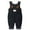 Z12-Black, variant on XDZJLR Baby Snowsuit Winter Coat Children Kids Toddler Boys Girls Sleeveless Warm Shiny Jumpsuit Cotton Wadded Suspender Ski Bib Pants Overalls Trousers Clothes Outfits Light Blue 2-3 Years