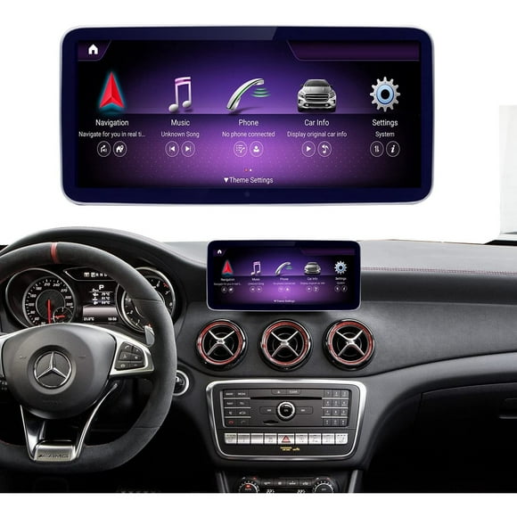 Road Top Android 12 Car Stereo 10.25" 8GB+128GB Car Touch Screen for Mercedes Benz GLA CLA A Class X156 C117 2016-2018 NTG 5.0, Built in Wireless/Wired CarPlay and Android Auto