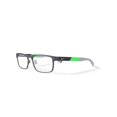 thumbnail image 3 of Nike Kids Rectangular Eyeglasses, NIKE 5574G, Gunmetal/Lime, 50-14-130, with Case, 3 of 14