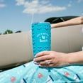 thumbnail image 2 of At The Beach - 20 oz Travel Tumbler with 3D Silicone Wrap, 2 of 7