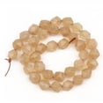 thumbnail image 1 of Nvzi 2 piezas de cuentas dispersas de corte de diamante amarillo, cuentas redondas, accesorios de cuentas para pulseras creativas hechas a mano, 6 mm, 1 of 3
