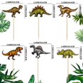 thumbnail image 2 of KeaiBear 30 toppers de dinosaurio para cupcakes para fiesta, 2 of 7