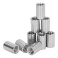 thumbnail image 4 of Round Connector Nut, 304 Stainless Steel Female Thread Strong 10Pcs Coupling Nut  for Indoor Outdoor, 4 of 8
