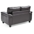 thumbnail image 6 of Glory Furniture Gallant Faux Leather Loveseat in Cappuccino, 6 of 6
